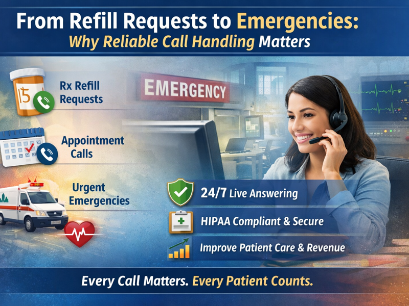 Reliable Medical Call Handling Services | 24/7 Virtual Support for Clinics